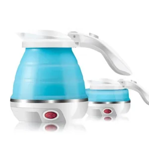 Silicone Lightweight Foldable Electric Travel Kettle 0.6L (Multicolor)