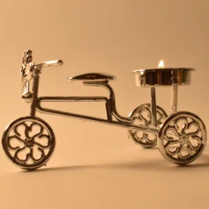 Decorative Cycle Tealight Candle Holder for Diwali Festive Home Décor (1 Pc)