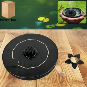 Solar-Powered Floating Water Fountain Pump Kit – Outdoor Garden & Pond Decor